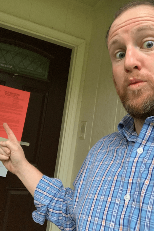 selling a house with code violations in texas